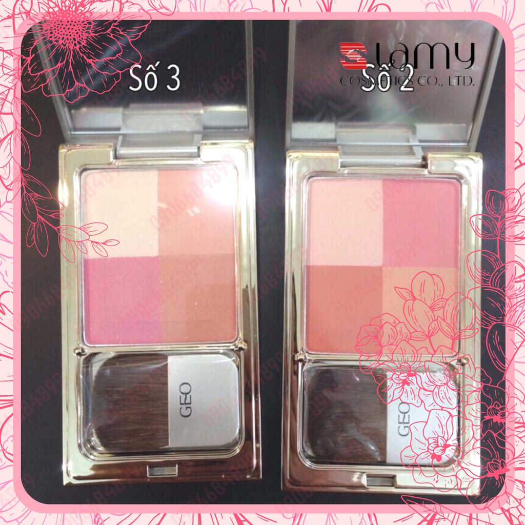 PHẤN MÁ ⭐ GEO SEMPRE SOFT COLOR FACE TOUCH ⭐