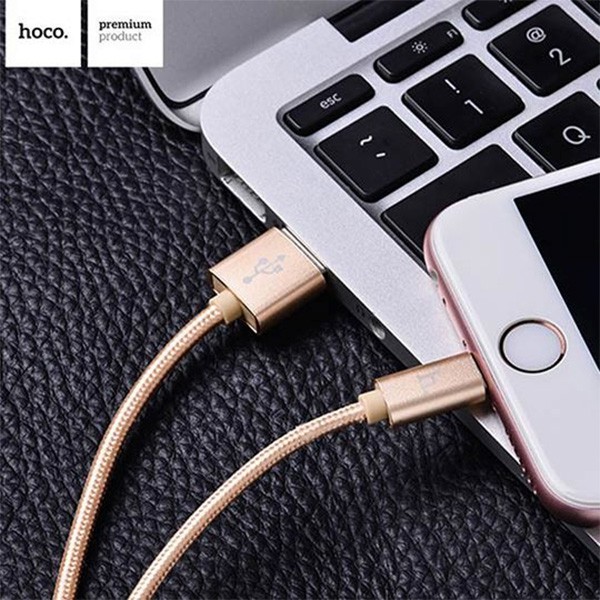 Cáp Sạc Lightning Hoco X2 - Dài 1m - Sạc Cho Iphone Ipad - Chất Lượng Đẳng Cấp