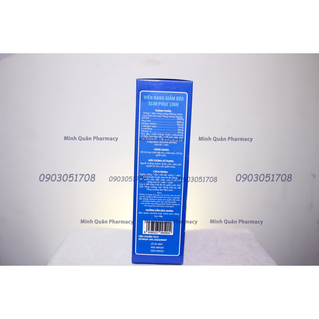 [Mẫu mới] Giảm cân slim Phục Linh plus