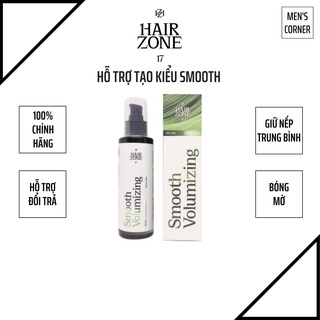 Xịt tạo phồng tóc hairzone smooth volumizing bảo vệ nhiệt hỗ trợ tạo kiểu cho tóc khô