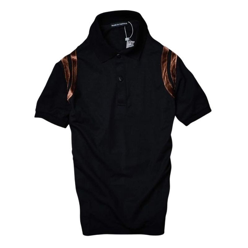 Áo Thun POLO Nam mix nhung vải cá sấu Cotton xuất xịn, chuẩn form,sang trọng-lịch lãm DA43-ZMEN | BigBuy360 - bigbuy360.vn