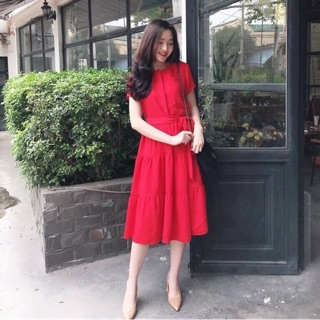 Váy đũi thắt nơ