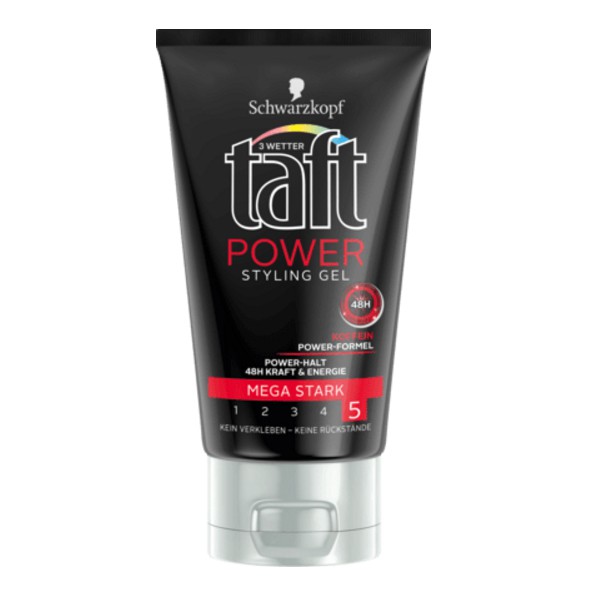 Gel Vuốt Tóc Taft Power Styling, 150 ml