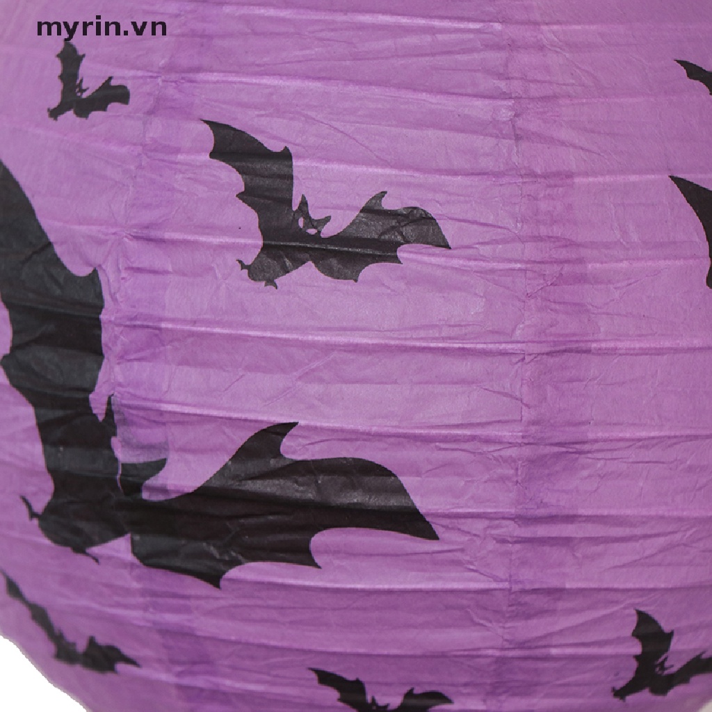 Lồng Đèn Giấy Họa Tiết Halloween Độc Đáo