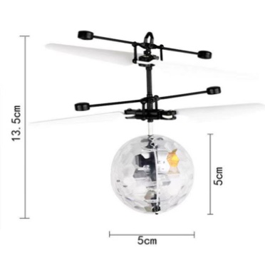Quả cầu bay phát sáng ma thuật – cảm ứng bằng tay