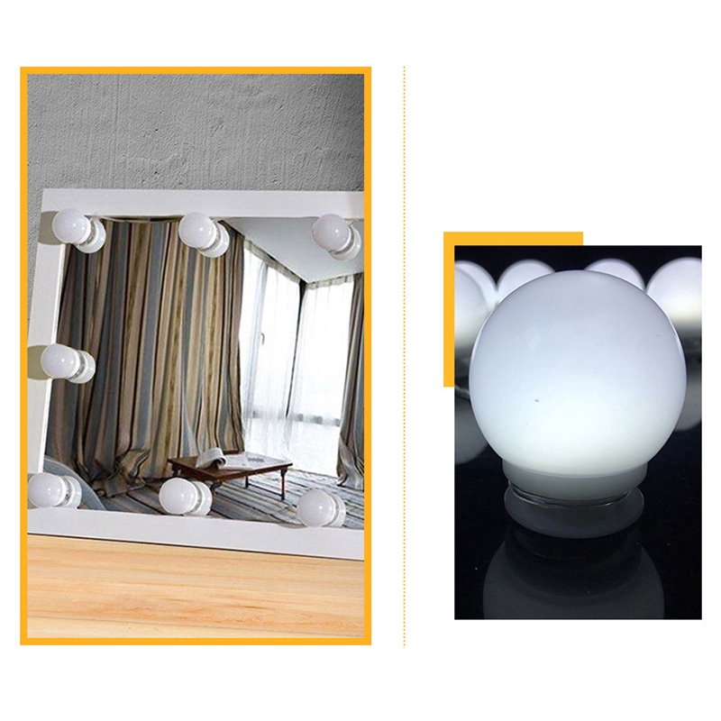 Bộ bóng đèn LED gắn gương trang điểm