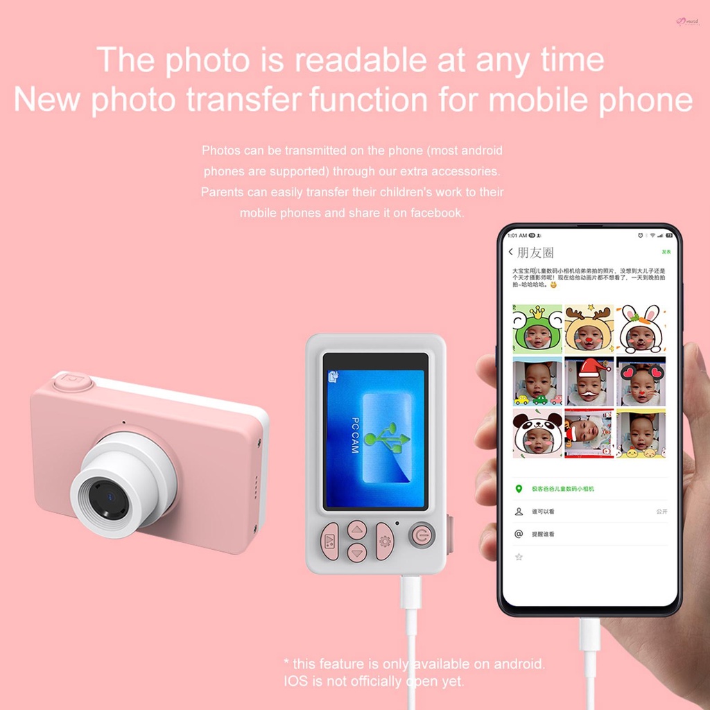 Máy ảnh selfie C1 32MP màn hình 2 inches IPS kèm phụ kiện cho bé
 | BigBuy360 - bigbuy360.vn