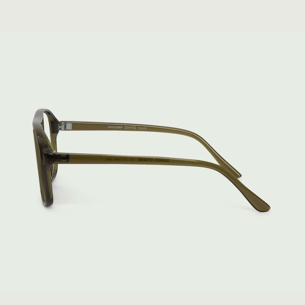 Kính Sunnies Studios Chống Ánh Sáng Xanh Gọng Phi Công Chiyo Olive