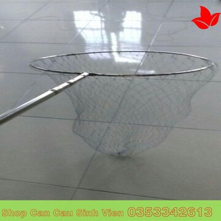 ( sale hot ) Vợt xúc cá inox 3m ( rẻ vô địch ) chuẩn