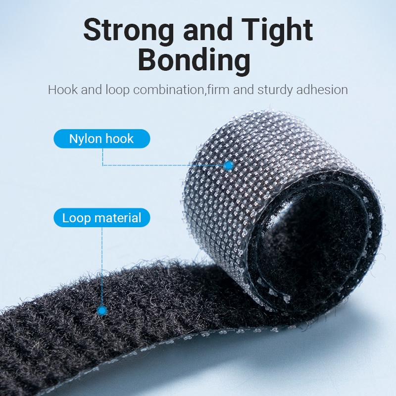 Dây quấn dây cáp VENTION bằng chất liệu nylon tự dính sắp xếp gọn gàng tiện dụng