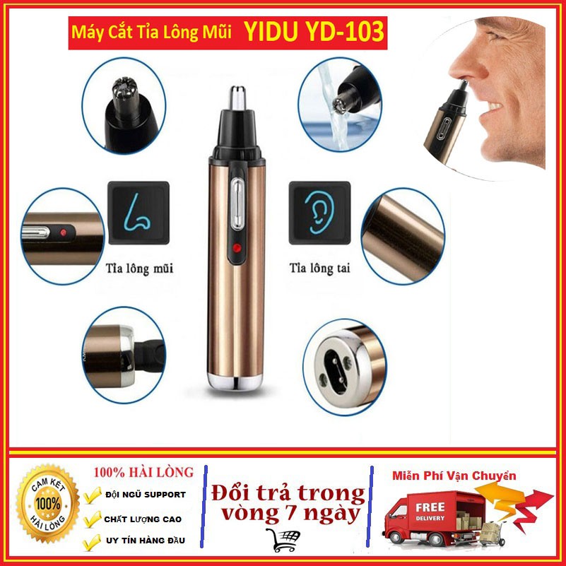 Máy cắt tỉa lông mũi đa năng YUDI 103, tỉa lông mũi, tỉa lông tai