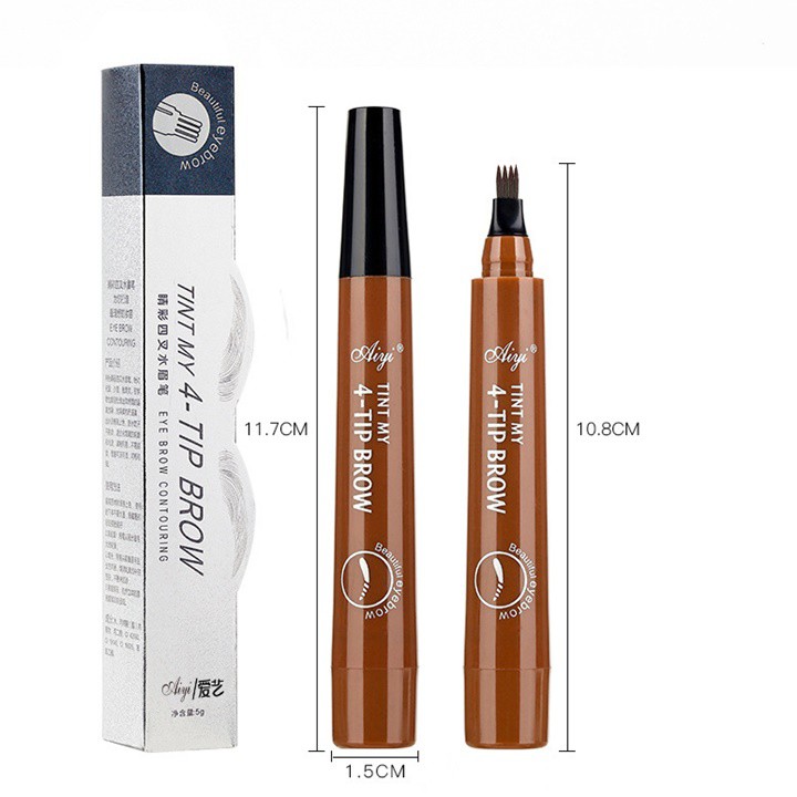 [Sỉ-Rẻ] Bút kẻ chân mày phẩy sợi chống nước Aiyi [Lẻ-Sỉ]