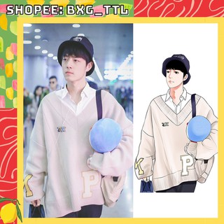 [ORD] Áo sweater len Tiêu Chiến Trần Tình Lệnh tặng ghim cài XZ - Áo len Tiêu Chiến Xiao Zhan