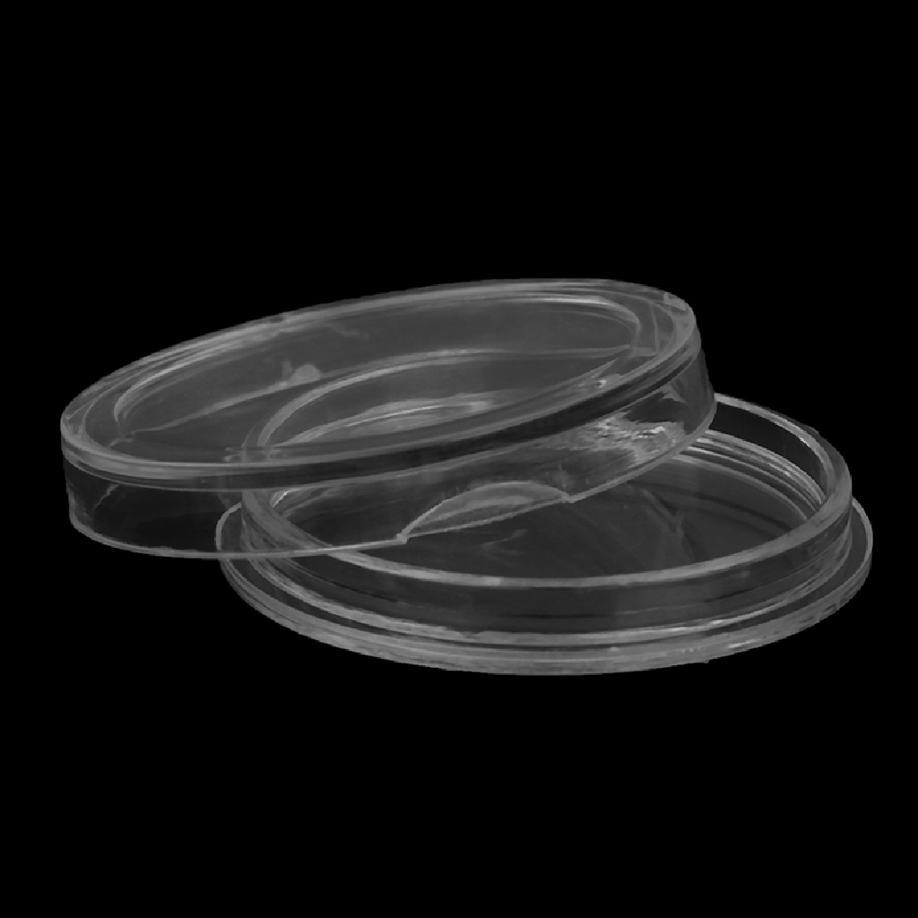 Set 10 Hộp Nhựa Tròn Trong Suốt Đựng Tiền Xu 22.5mm Xo94Bsyu