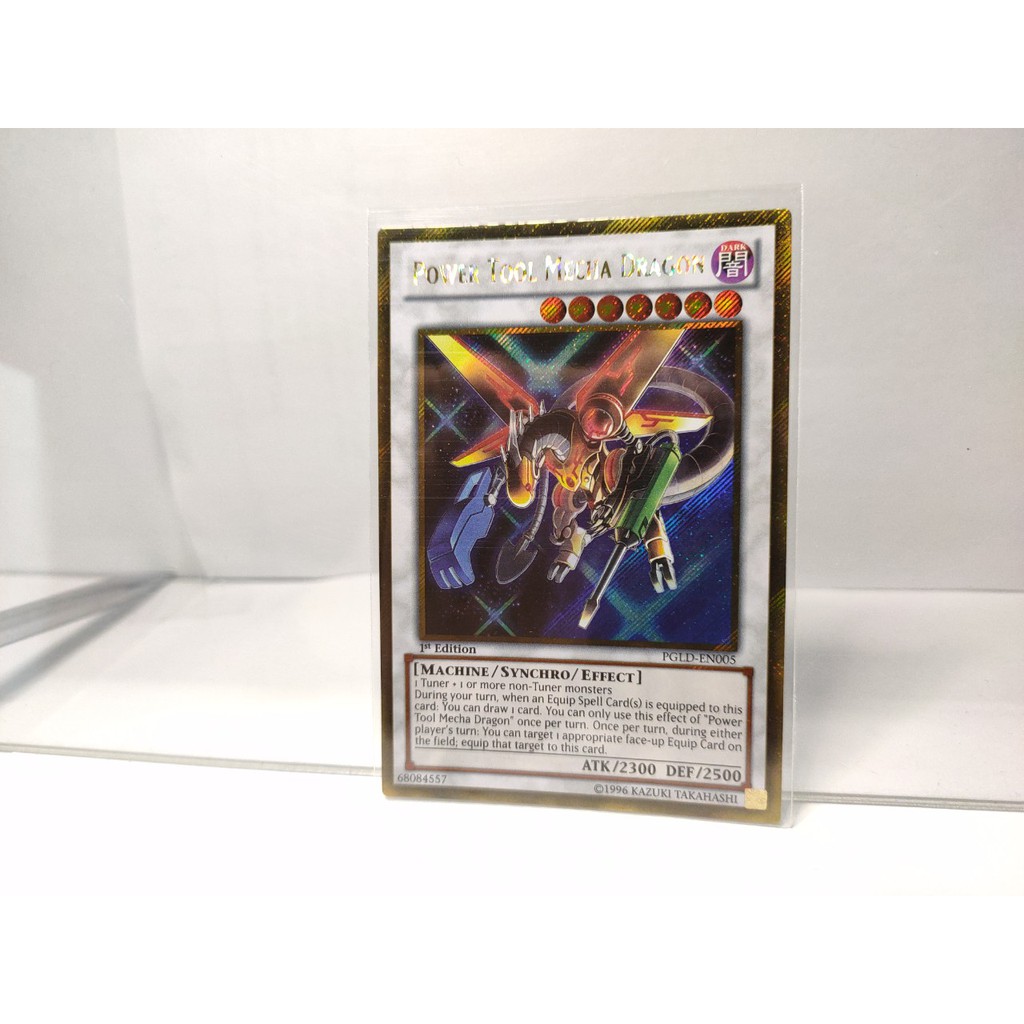 Thẻ bài Yugioh- Power Tool Mecha Dragon (Gold Secret Rare)-Thẻ bài chính hãng