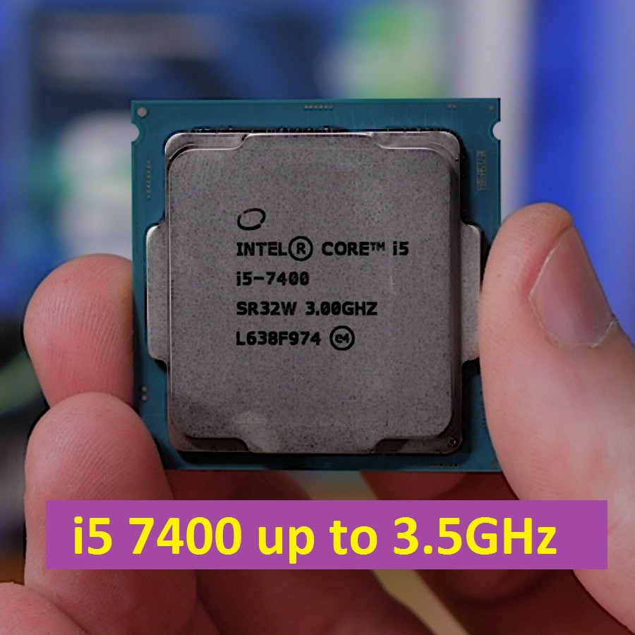 CPU Intel i5 7400 cũ 3.0-3.5 GHz socket 1151