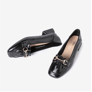 [Sẵn be size 36] Giày da Dusto mẫu mới đơn giản, gót 3cm