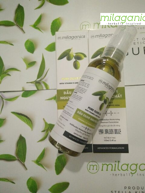 Dầu Olive Milaganics 100ml