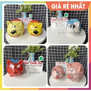 HEO ĐẤT TIẾT KIỆM GỐM SỨ BÁT TRÀNG ĐÚT LỢN GIÁ RẺ!