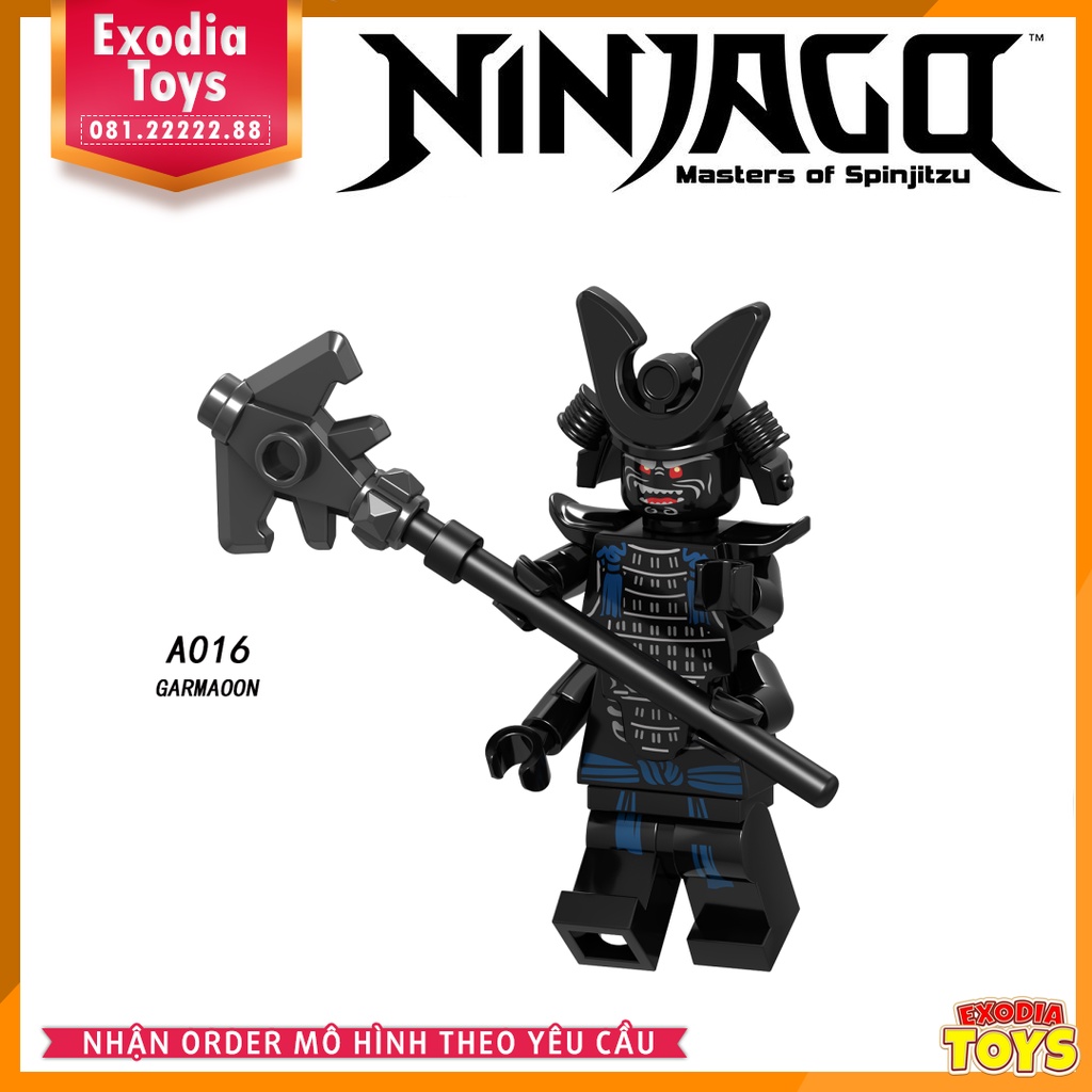 Xếp hình Minifigure Nhân vật Ninjago : Master Of Spinjitzu Season 8 - Đồ Chơi Lắp Ghép Sáng Tạo - LELE A009-A016