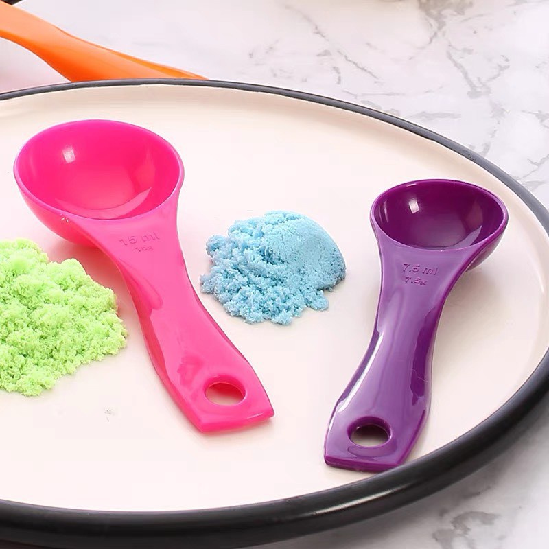 BỘ DUNG CỤ MUỖNG ĐONG GIA VỊ BẰNG NHỰA NHIỀU MÀU 5 CÁI