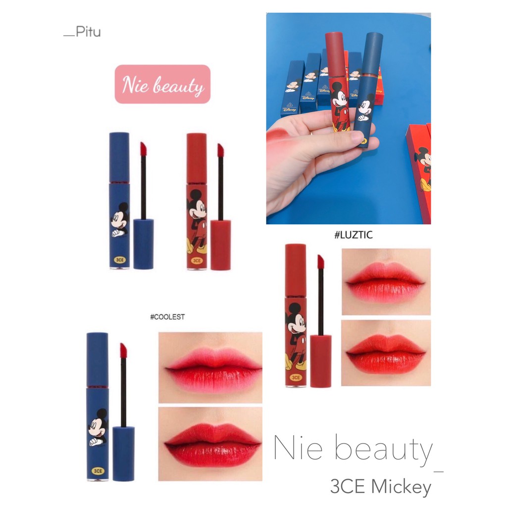 Son Kem 3CE phiên bản Mickey | BigBuy360 - bigbuy360.vn