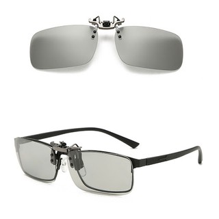 KÍNH RÂM KẸP CHO NGƯỜI CẬN THỊ (màu xám) có hộp đựng kính