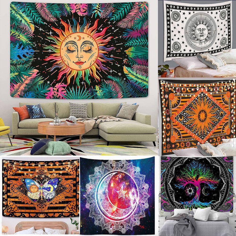 KUNHEV Thảm Treo Tường Trang Trí Hình Galaxy Độc Đáo