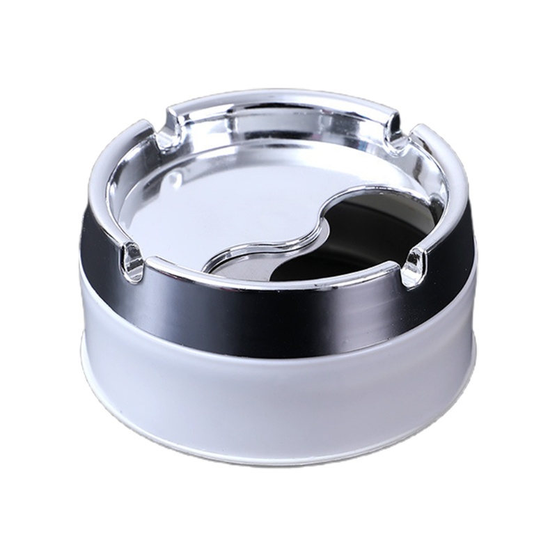 Gạt Tàn Thuốc Bằng Thép Không Gỉ PP + PP Có Nắp Đậy Dùng Trong Nhà / Ngoài Trời