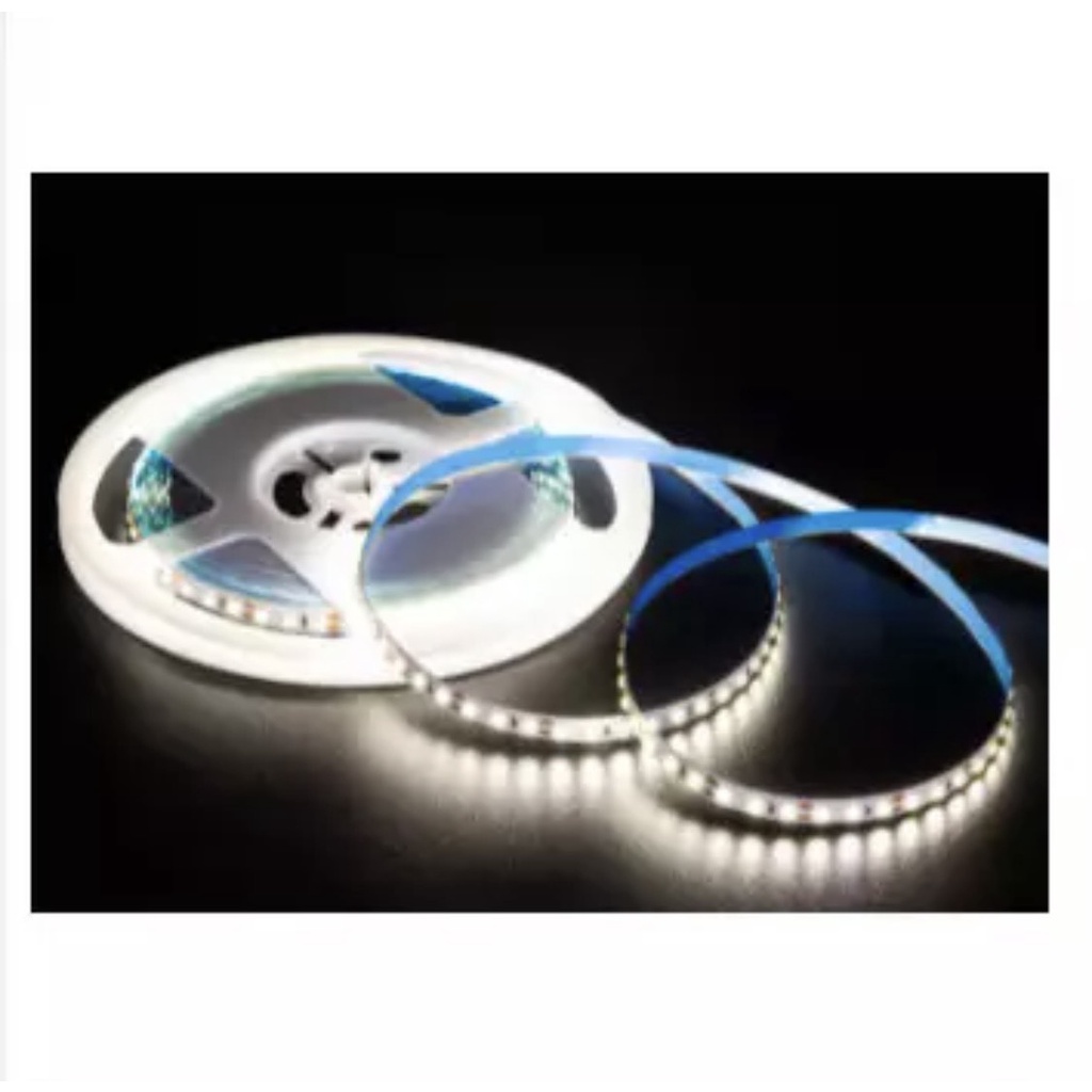 Led dây dán 120/180/240 bóng/mét, cuộn 5m có lớp băng dính 2 mặt tiện lợi, hắt tủ kính, tủ bếp, làm biển quảng cáo