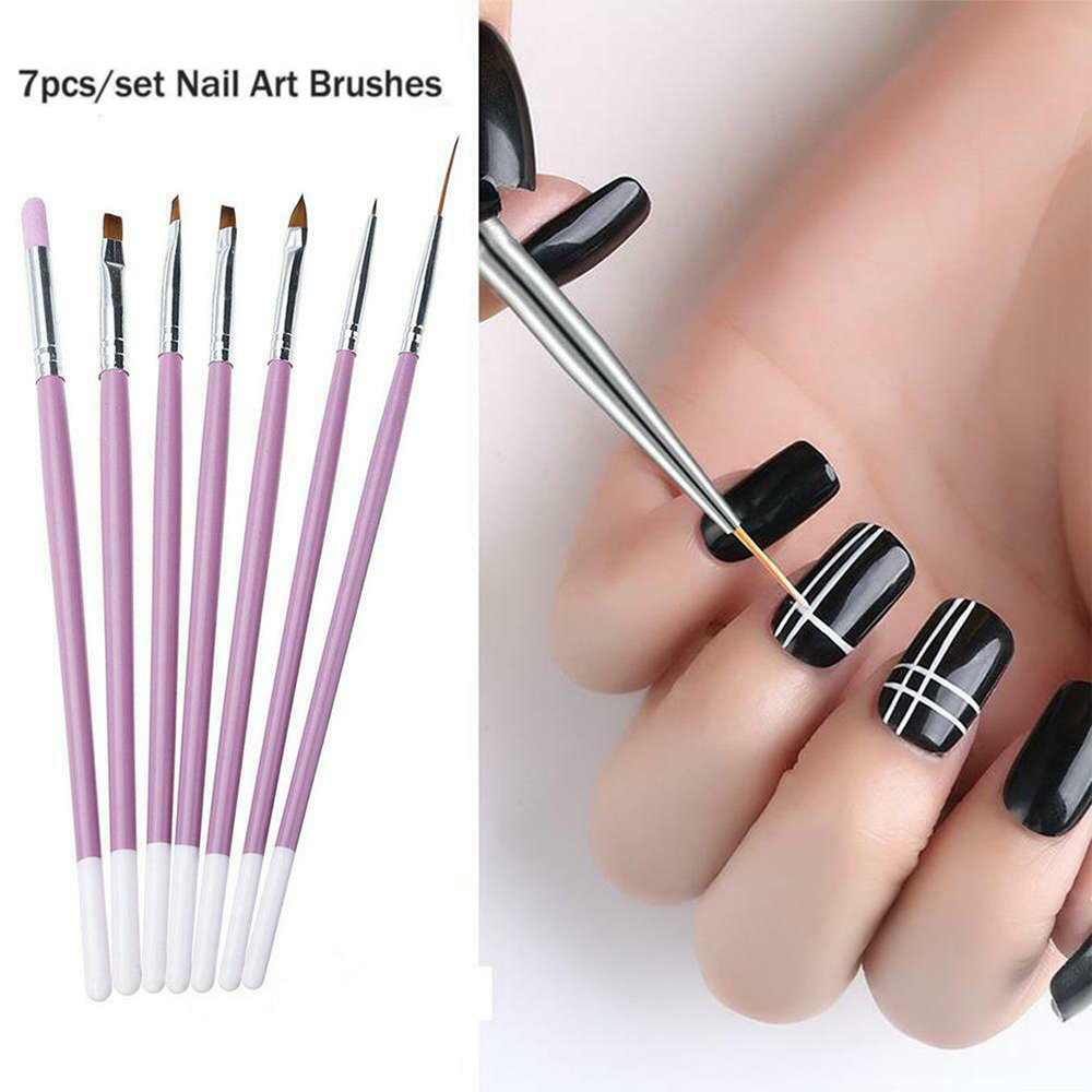 [Hàng mới về] Set 7 cọ vẽ móng tay nghệ thuật
