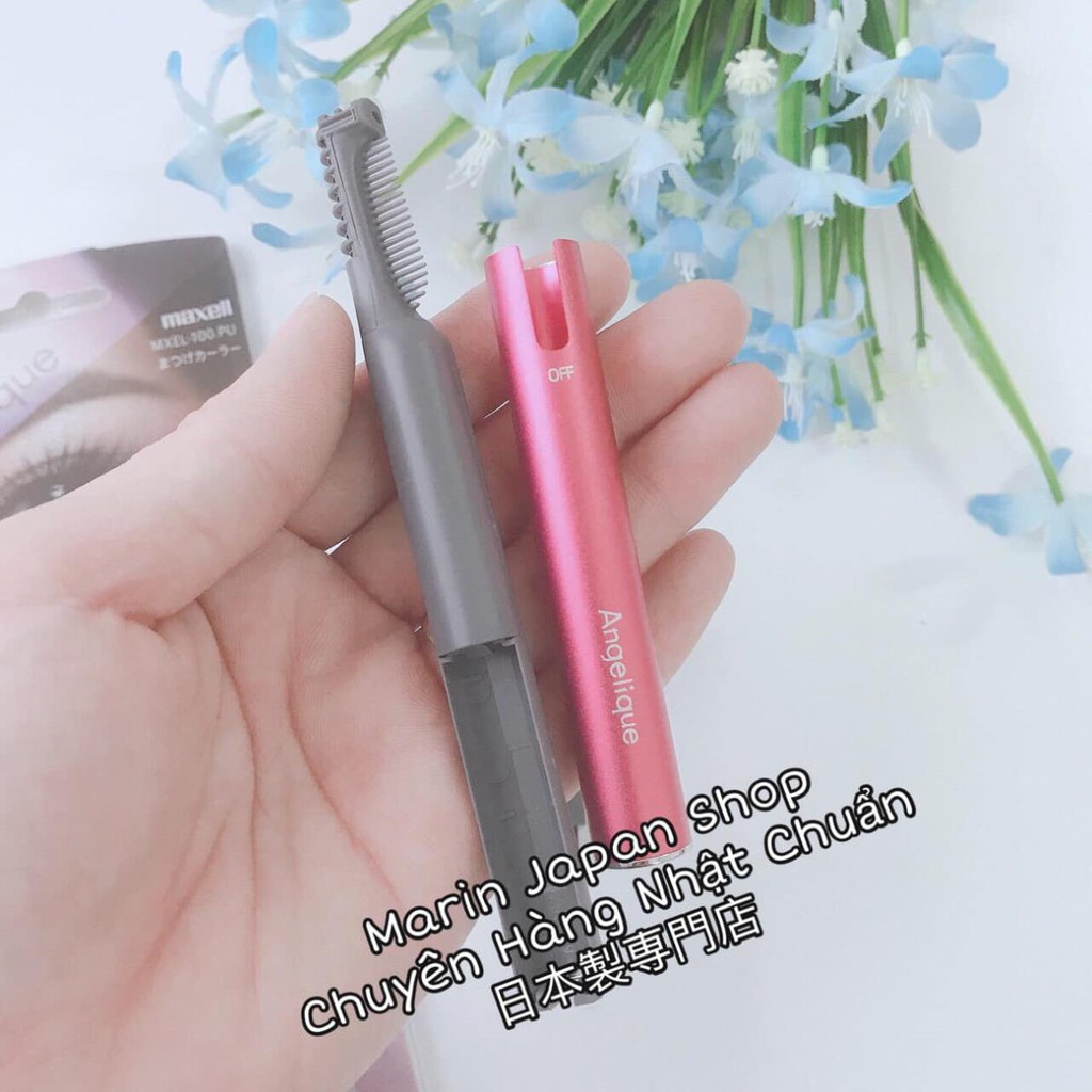 (Hàng Nhật ) Máy uốn cong mi tự nhiên nóng lên cao cấp Angelique Maxell Nhật Bản
