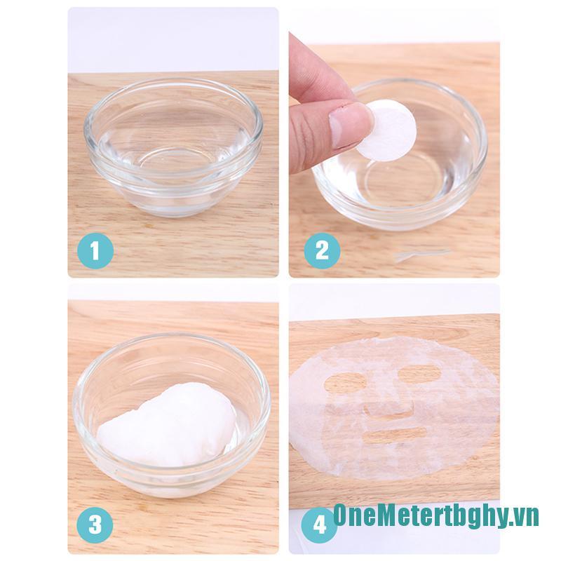 OneMetertbghy❀❀50Pcs compressed facial mask ultra thin disposable dry mask Beauty mask