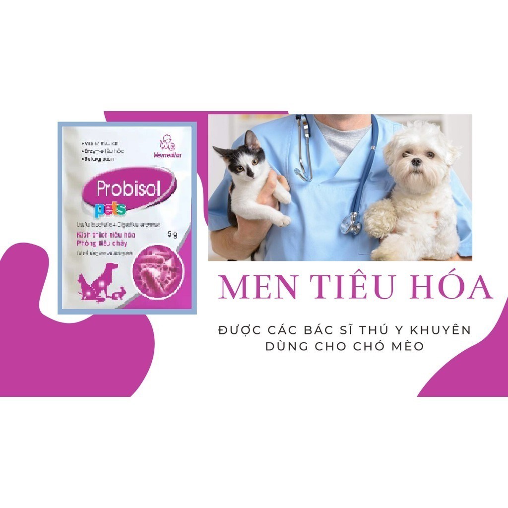[HỎA TỐC HCM] 1 GÓI PROBISOL MEN TIÊU HÓA CHO CHÓ MÈO