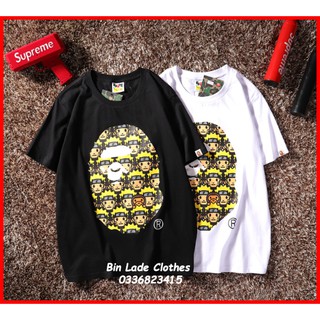 ⚡️[CHỈ 1 NGÀY] Áo tun BAPE Naruto ICON Kèm Mác