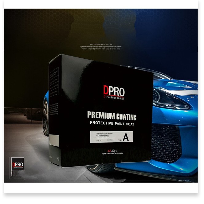 Bộ Phủ bóng ceramic pro DPro Premium Coating công nghệ Nhật Bản 2021 -TTHome