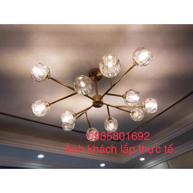 Đèn thả Trang Trí Nội Thất 12-15 Tay hàng cao cấp.
