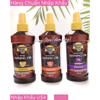 Dầu Tắm Nắng Banana Boat Tanning Oil SPF4 236ml