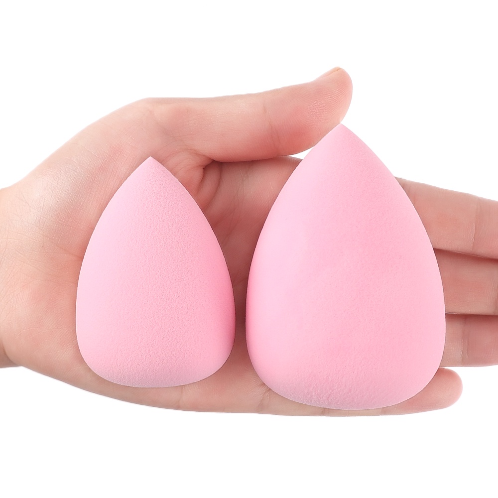 [Hàng mới về] Set 2 mút trang điểm mềm mại thân thiện với làn da dùng khô và ướt tiện dụng