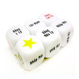 Combo đồ chơi 2 viên xí ngầu uống bia vui nhộn dịp lễ tết