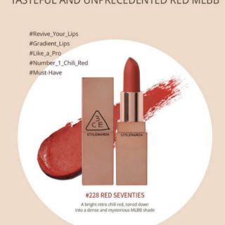 Son lì 3ce Lip color