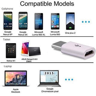 Đầu chuyển đổi cổng Micro USB sang type-C cho điện thoại Android