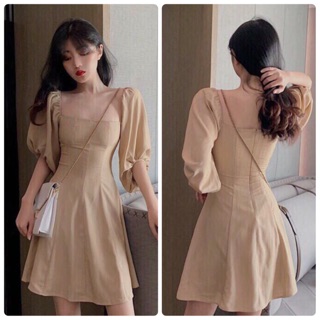 ĐẦM TAY PHỒNG CỔ U