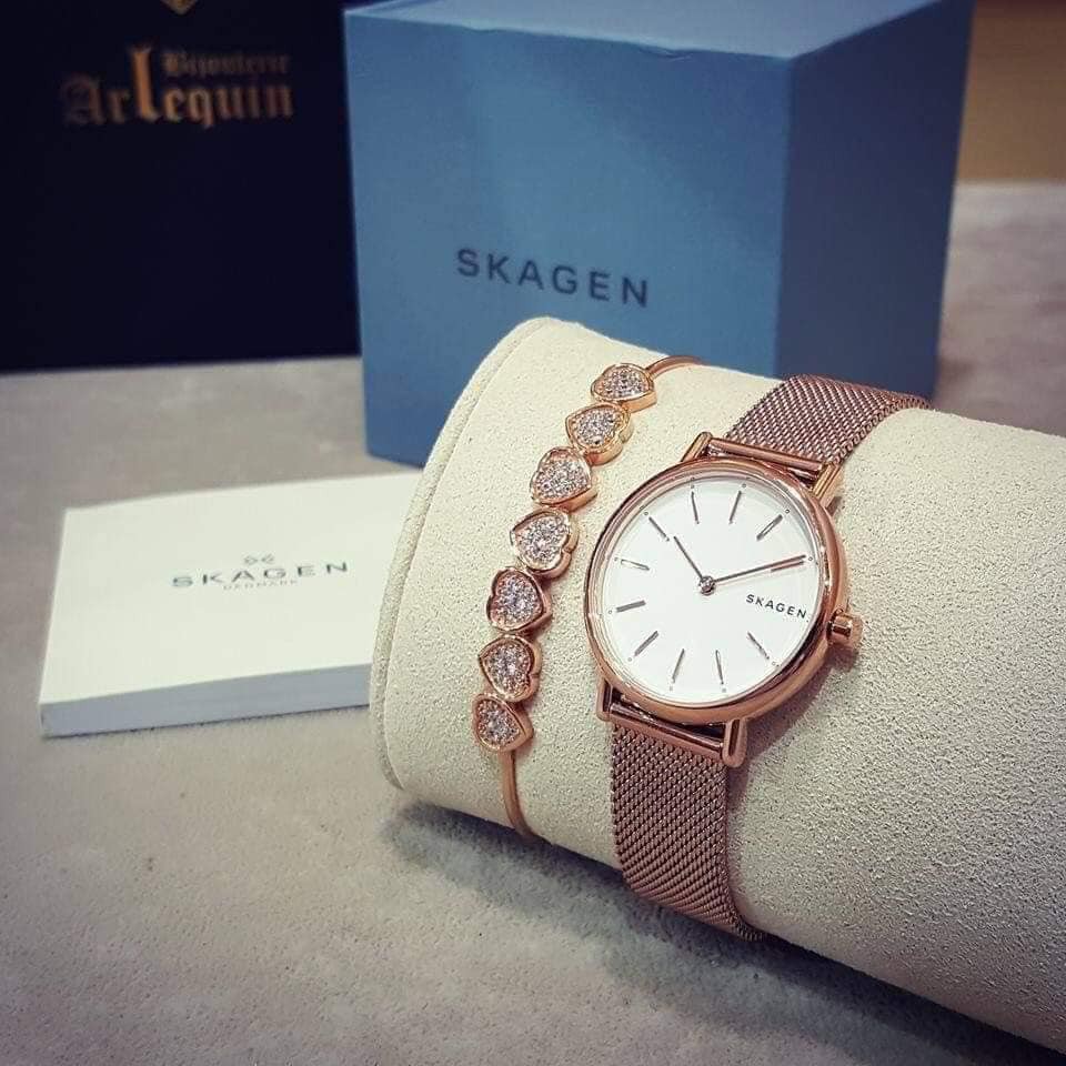 Đồng hồ Skagen Nữ SKW2694 dây màu rose gold