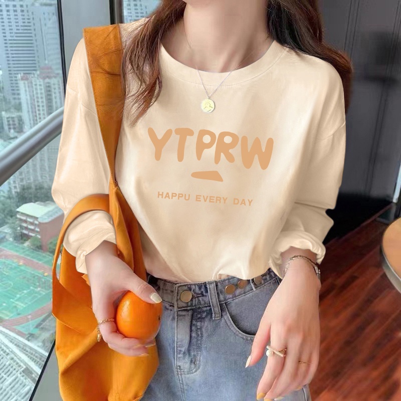 NRVP Áo Thun Nữ Dài Tay Thời Trang Hàn Quốc 2023