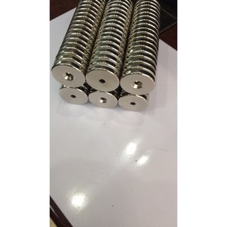 combo 50 viên nam châm 30x5 lỗ5