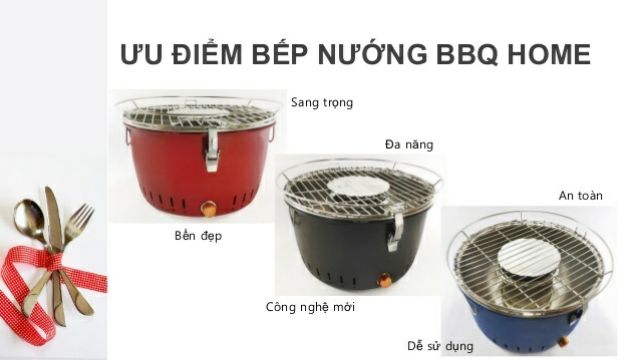 BẾP NƯỚNG THAN HOA BBQ HOME BN-01 HÀN QUỐC