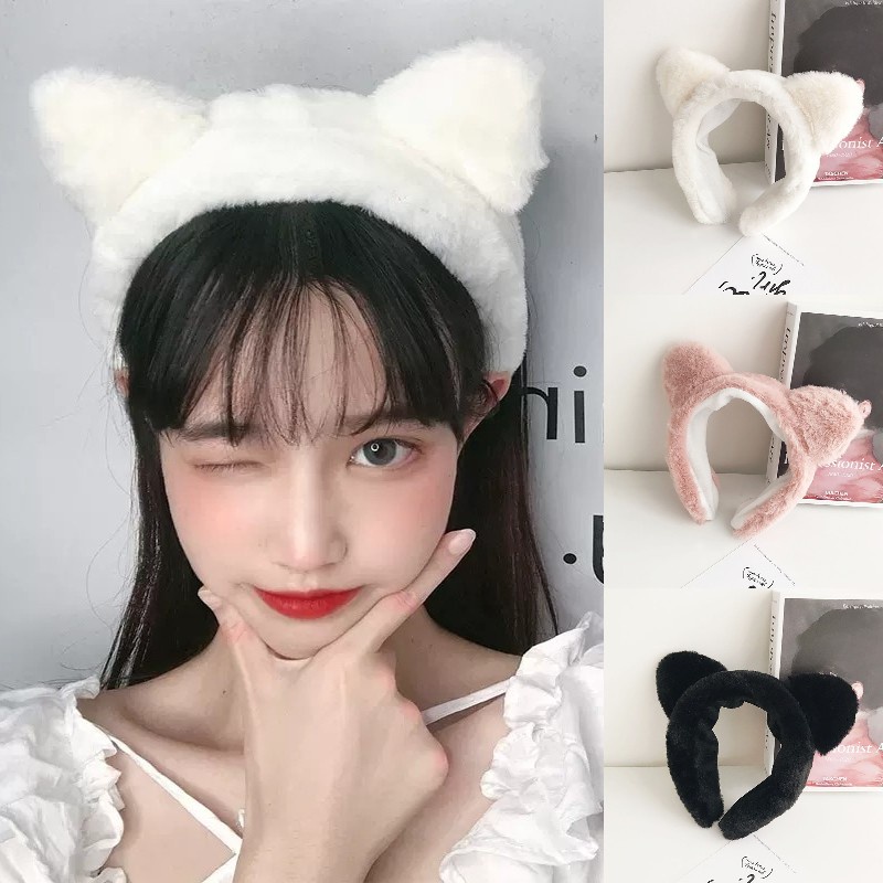 Băng đô tai mèo phong cách Hàn Quốc dễ thương