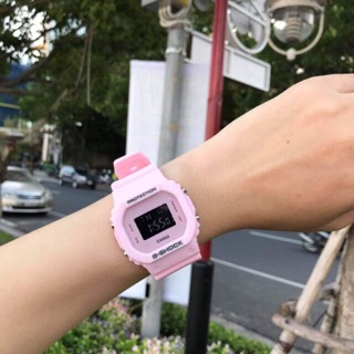 Đồng hồ nữ thể thao Shock màu hồng cá tính