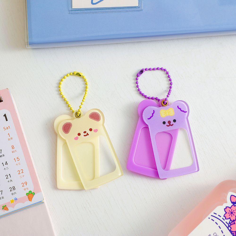 Album Ảnh MMLUCK Có Sẵn Móc Khóa / Khung Ảnh Hình Chú Gấu